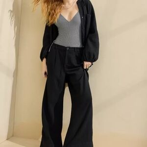 Aerie Daybreak Gauzy Wide Leg Trouser